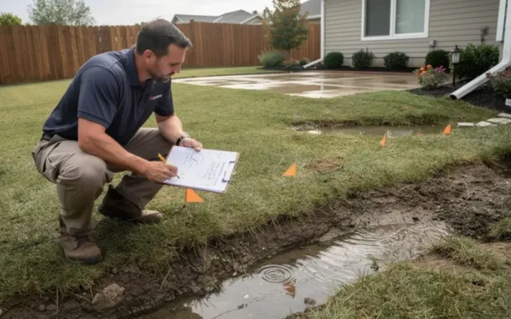 Why Small Garden Drainage Problems Often Lead to Expensive Boundary Repairs